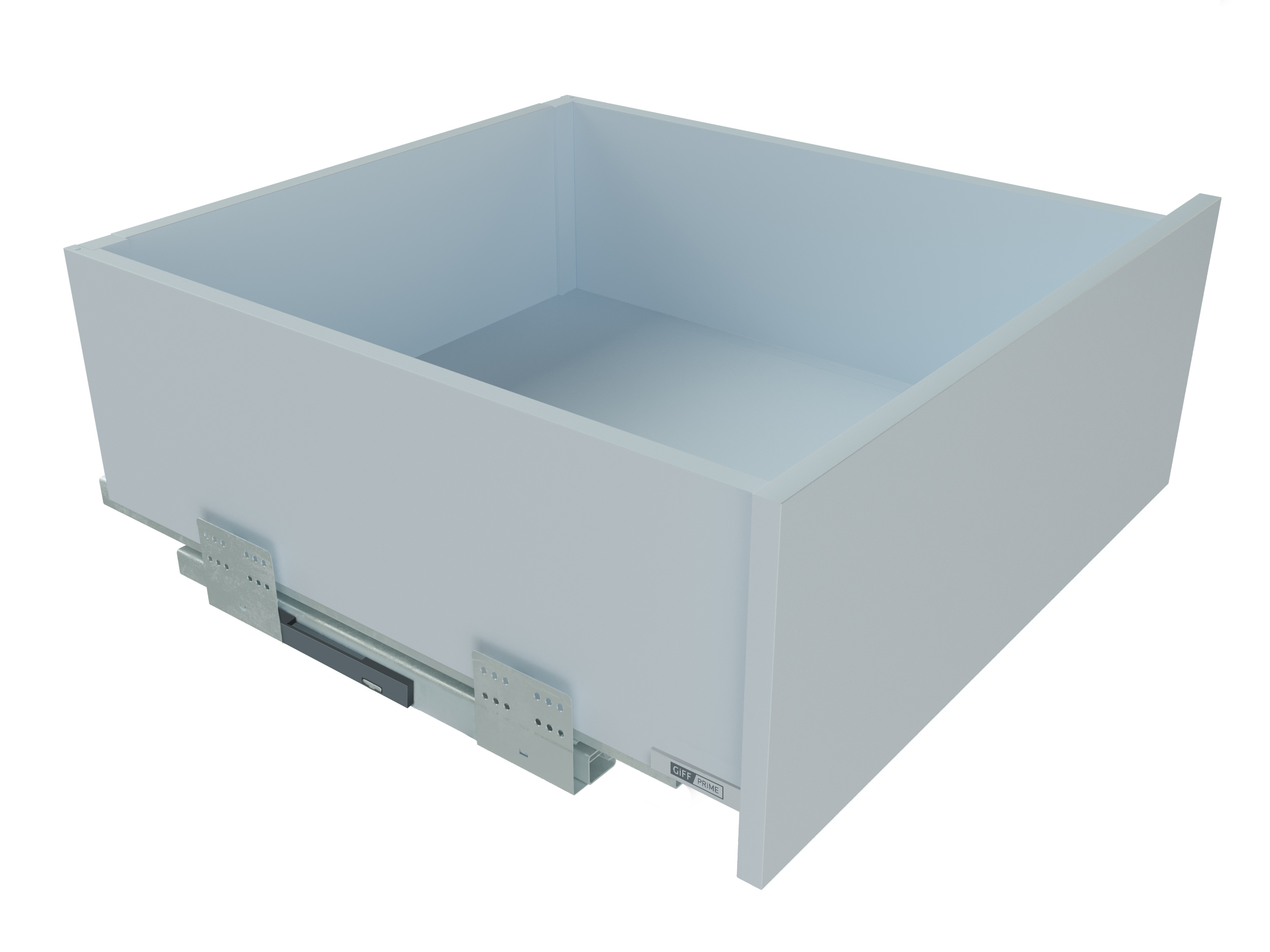 Výsuvný box s push-back GIFF PRIME FlatBox L=500 H=167 biela