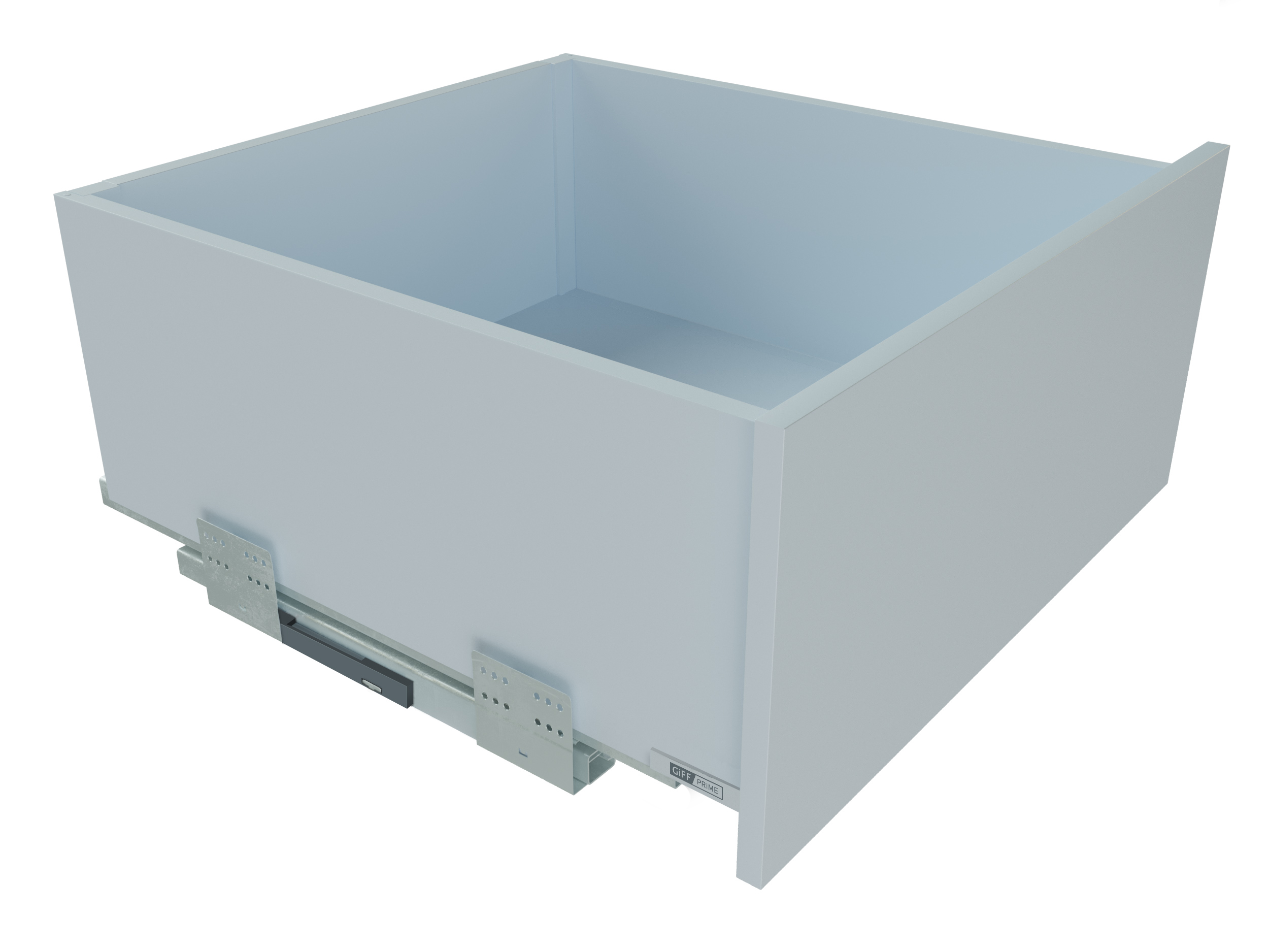Výsuvný box s push-back GIFF PRIME FlatBox L=500 H=199 biela