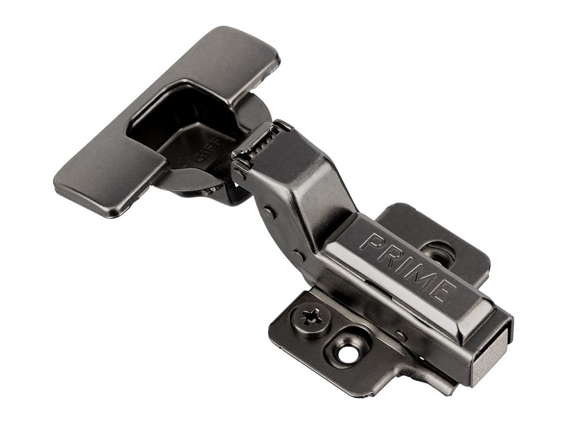 Záves vložený s tlmením Clip-on 3D GIFF PRIME d=35 H=0 čierny nikel