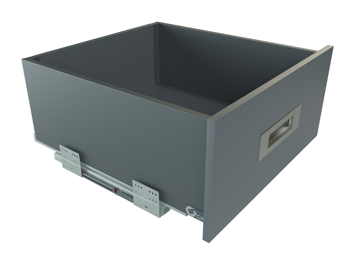 Výsuvný box GIFF PRIME FlatBox L=500 H=199 grafit